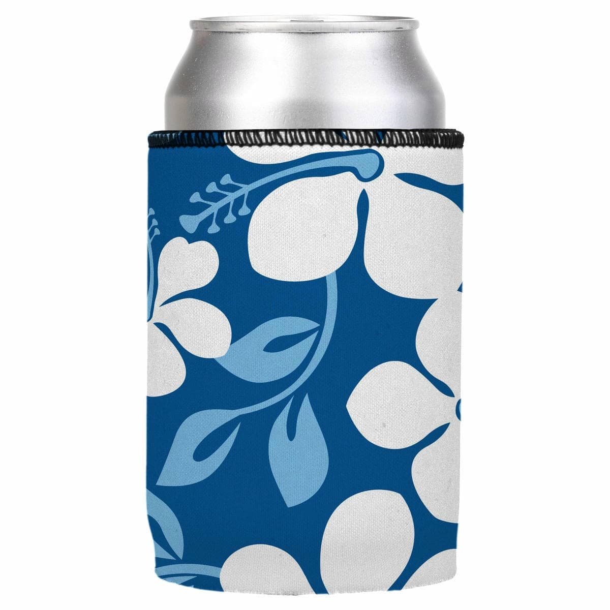 Hibiscus Flower Stubby Cooler - Standard - V570-ST-2423-A V570 ST 2423 A 202503260841 04