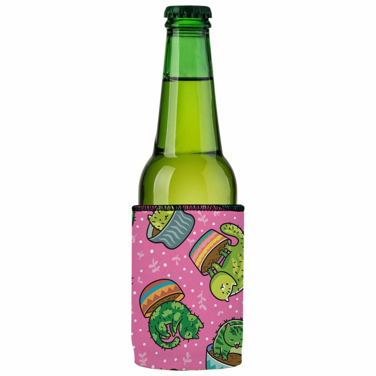 Cats in a Flowerpot Stubby Cooler 2-Pack - Standard - V570-ST-2782-A-2 V570 ST 2782 A 2 202503260911 02