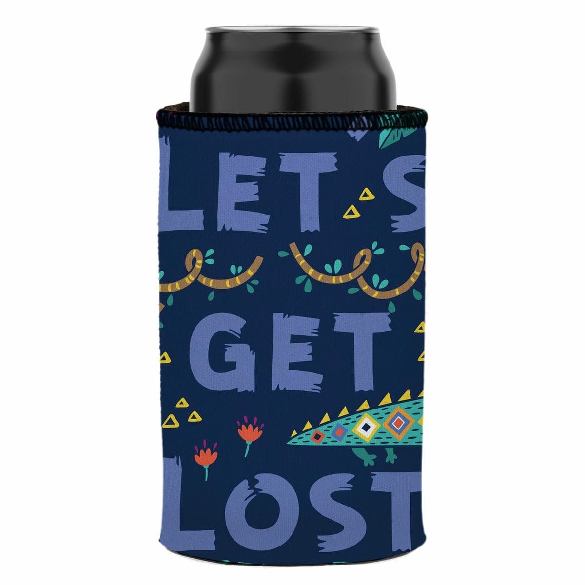 Lets Get Lost in the Wild Stubby Cooler 2-Pack - Standard - V570-ST-2925-A-2 V570 ST 2925 A 2 202503260906 02