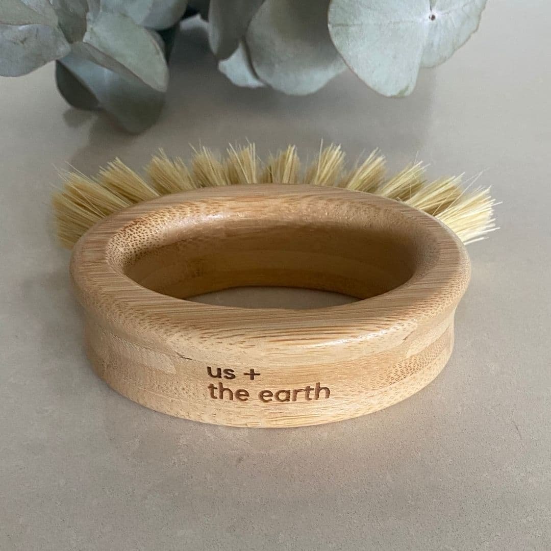 Bamboo Veggie Scrubber Brush - V573-CBRMB V573 CBRMB 140278 02