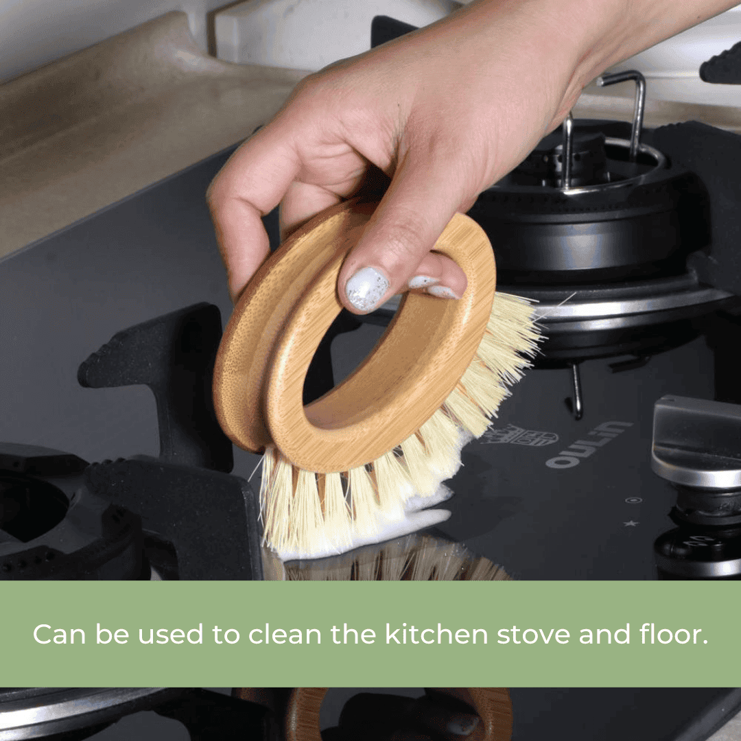 Bamboo Veggie Scrubber Brush - V573-CBRMB V573 CBRMB 140278 05