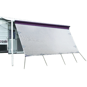 4.9m Caravan Privacy Screen Side Sunscreen Sun Shade for 17' Roll Out Awning