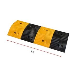Pair of 1m Long 60T Load Rubber Speed Bump Hump Modular Speed Humps Road Hump - V63-824161