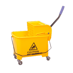 20L Deluxe Mop Wringer Bucket Side Press Janitor Commercial Cleaning - V63-824801