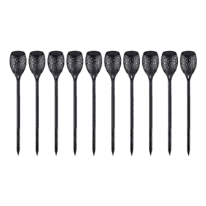 10 Pack Solar Torch Lights 96 LED Flickering Lighting Dancing Flame Garden Lamp