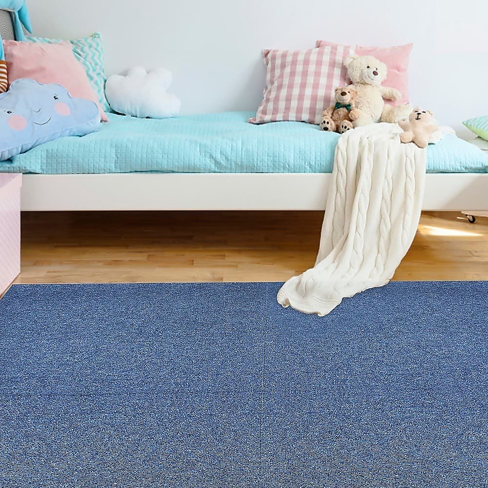 5m2 Box of Premium Carpet Tiles Commercial Domestic Office Heavy Use Flooring Blue - V63-826041 5m2 Box of Premium Carpet Tiles Commercial Domestic Office Heavy Use Flooring Blue - Image 2