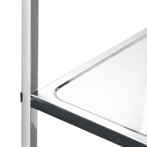 3 Tiers Food Trolley Cart Stainless Steel Utility Kitchen Dining Service - V63-827561