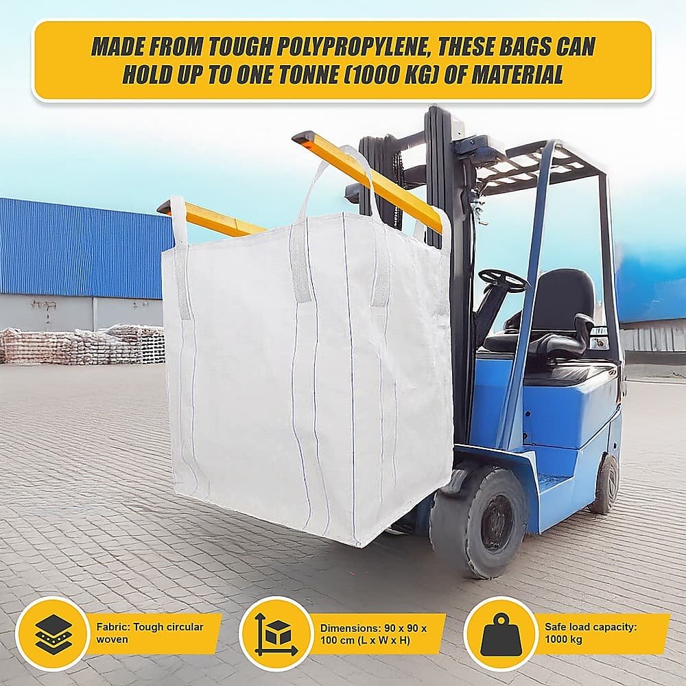 4 x 1 tonne FIBC Polypropylene UV Rated Builder / Bulk / Landscape Bags - V63-827771 4 x 1 tonne FIBC Polypropylene UV Rated Builder / Bulk / Landscape Bags - Image 11