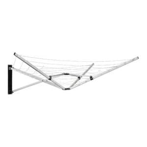 26m 5 Arm Wall Hang Mountable Clothes Airer Dryer Washing Line Bathroom Kitchen