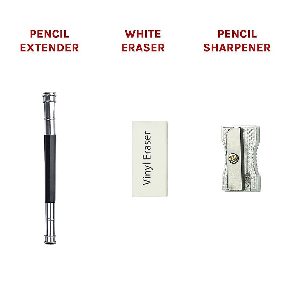 Art Sketch Pencils Oil Drawing Colouring Graphite Charcoal Pencil Set 72pcs/set - V63-831871 Art Sketch Pencils Oil Drawing Colouring Graphite Charcoal Pencil Set 72pcs/set - Image 10