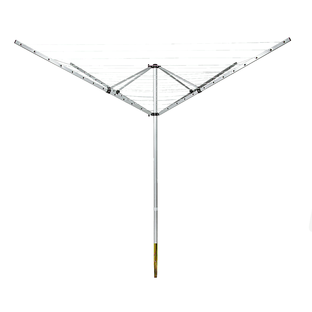 4 Arm Rotary Airer Outdoor Washing Line Clothes Dryer 50m Length - V63-836191 4 Arm Rotary Airer Outdoor Washing Line Clothes Dryer 50m Length