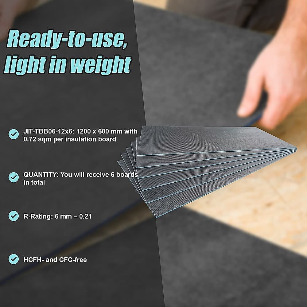 Tile Backer Insulation Board 6MM: 1200mm x 600mm - Box of 6 - V63-836521 Tile Backer Insulation Board 6MM: 1200mm x 600mm - Box of 6 - Image 8