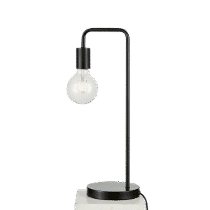 Modern Table lamp Desk Light Bedside Bedroom Black
