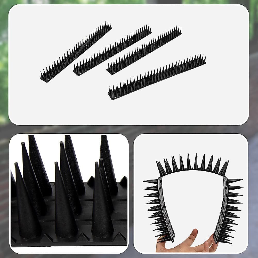 12pc Bird Spikes Human Cat Possum Mouse Pest Control Spiked Fence Wall Deterrent - V63-837291 12pc Bird Spikes Human Cat Possum Mouse Pest Control Spiked Fence Wall Deterrent - Image 8