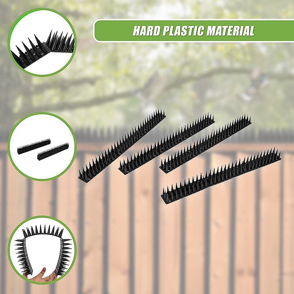 12pc Bird Spikes Human Cat Possum Mouse Pest Control Spiked Fence Wall Deterrent - V63-837291 12pc Bird Spikes Human Cat Possum Mouse Pest Control Spiked Fence Wall Deterrent - Image 9