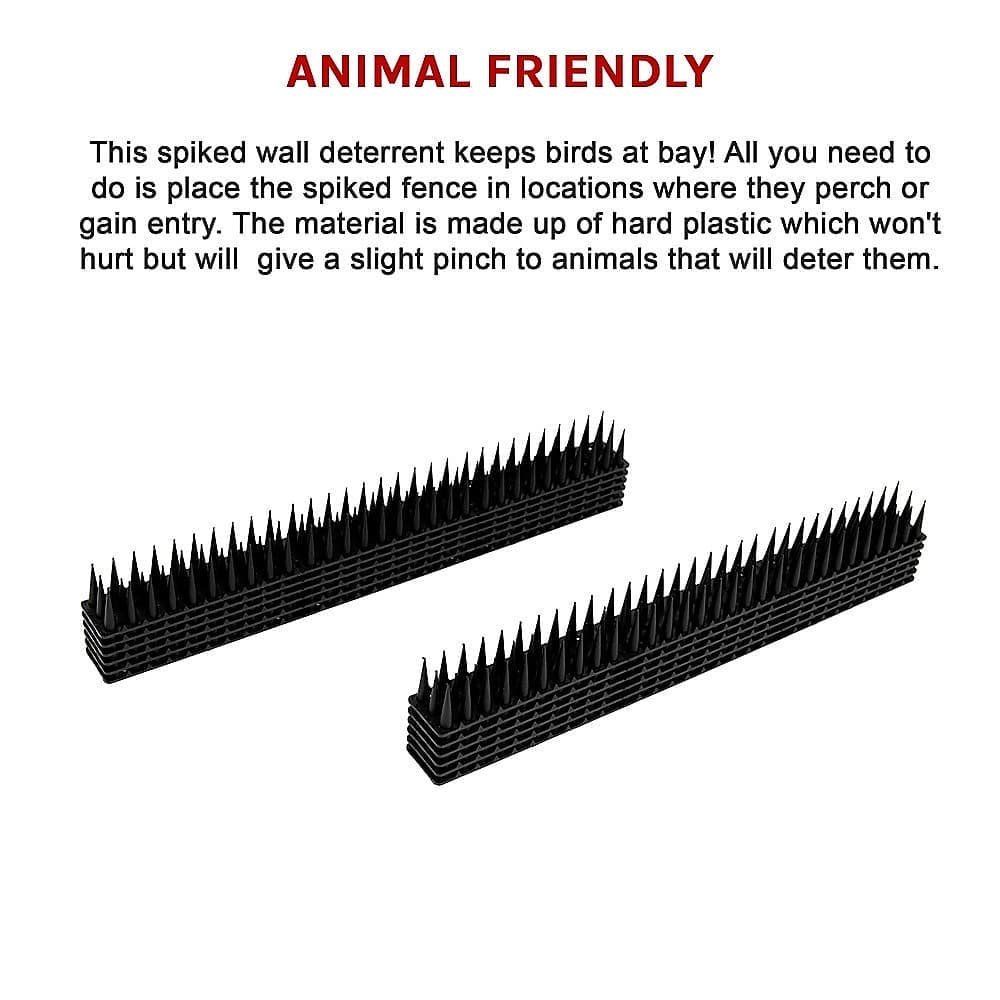 12pc Bird Spikes Human Cat Possum Mouse Pest Control Spiked Fence Wall Deterrent - V63-837291 12pc Bird Spikes Human Cat Possum Mouse Pest Control Spiked Fence Wall Deterrent - Image 13