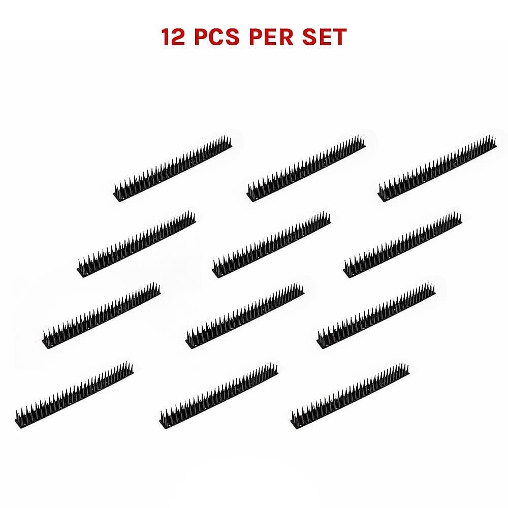 12pc Bird Spikes Human Cat Possum Mouse Pest Control Spiked Fence Wall Deterrent - V63-837291 12pc Bird Spikes Human Cat Possum Mouse Pest Control Spiked Fence Wall Deterrent - Image 12