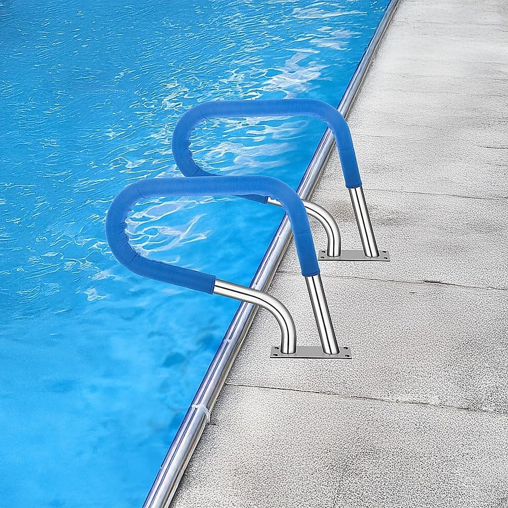Swimming Pool Hand Rail Step Grab Rail 76.2x55.8cm with Drill Bit - V63-837321 Swimming Pool Hand Rail Step Grab Rail 76.2x55.8cm with Drill Bit - Image 2
