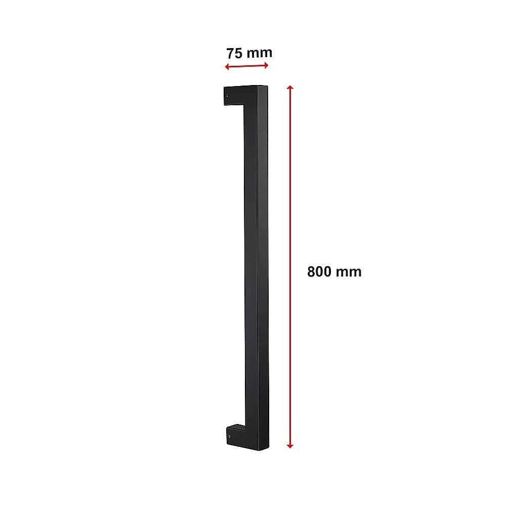 Entrance Door Pull Handle Matte Black 800mm - V63-837571 Entrance Door Pull Handle Matte Black 800mm - Image 8