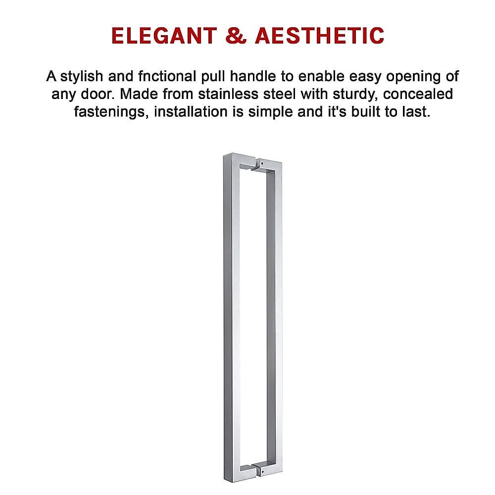 Entrance Door Pull Handle Brushed satin 1200mm - V63-837621 Entrance Door Pull Handle Brushed satin 1200mm - Image 10