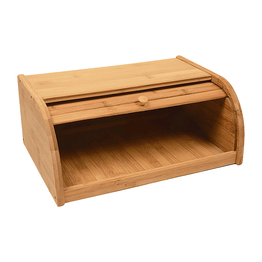 Bamboo Bread Bin Storage Box Kitchen Loaf Pastry Container - V63-837721 Bamboo Bread Bin Storage Box Kitchen Loaf Pastry Container - Image 5