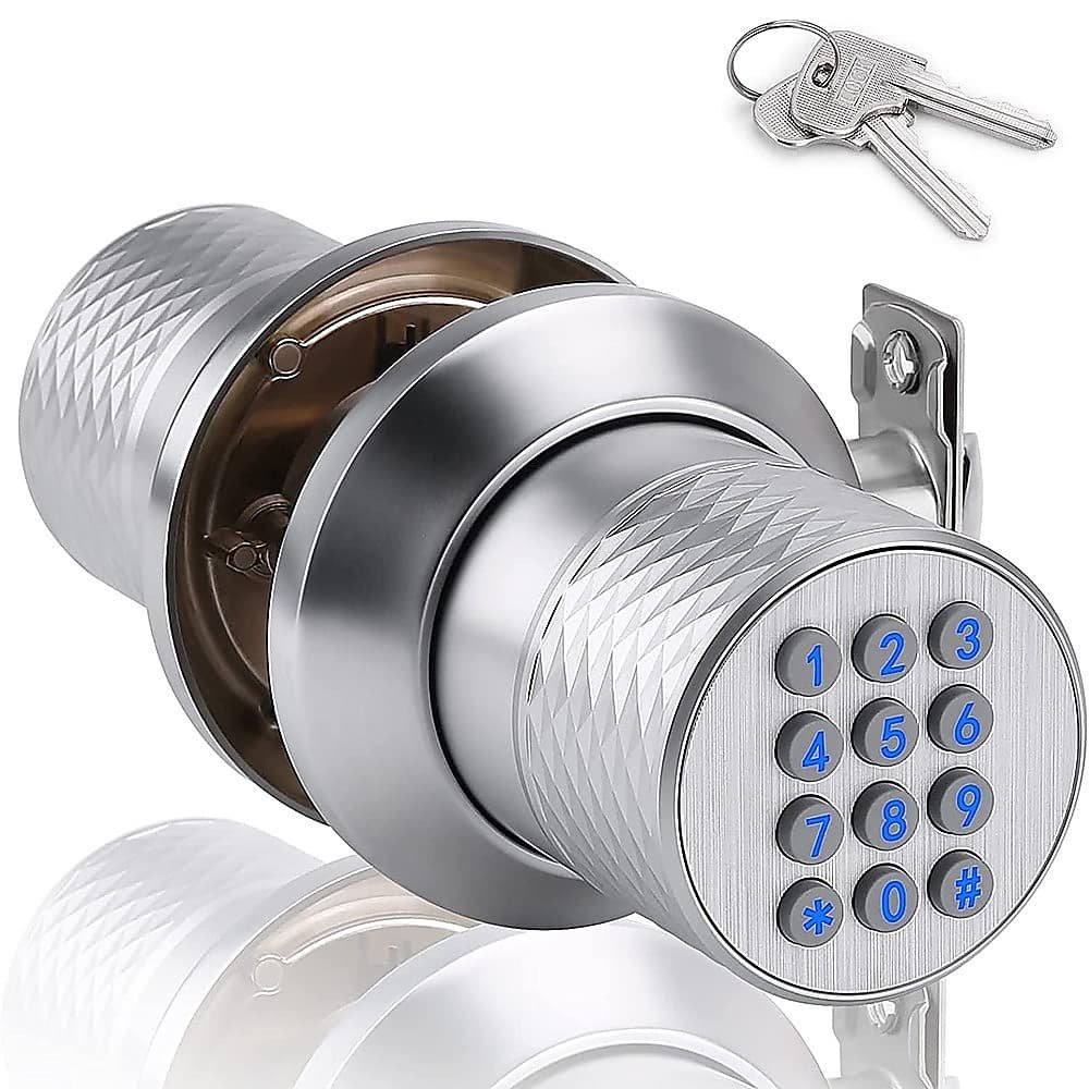 Digital Electronic Code Door Lock Keyless Entry Keypad Programmable Lock Knob - V63-837851 Digital Electronic Code Door Lock Keyless Entry Keypad Programmable Lock Knob - Image 6