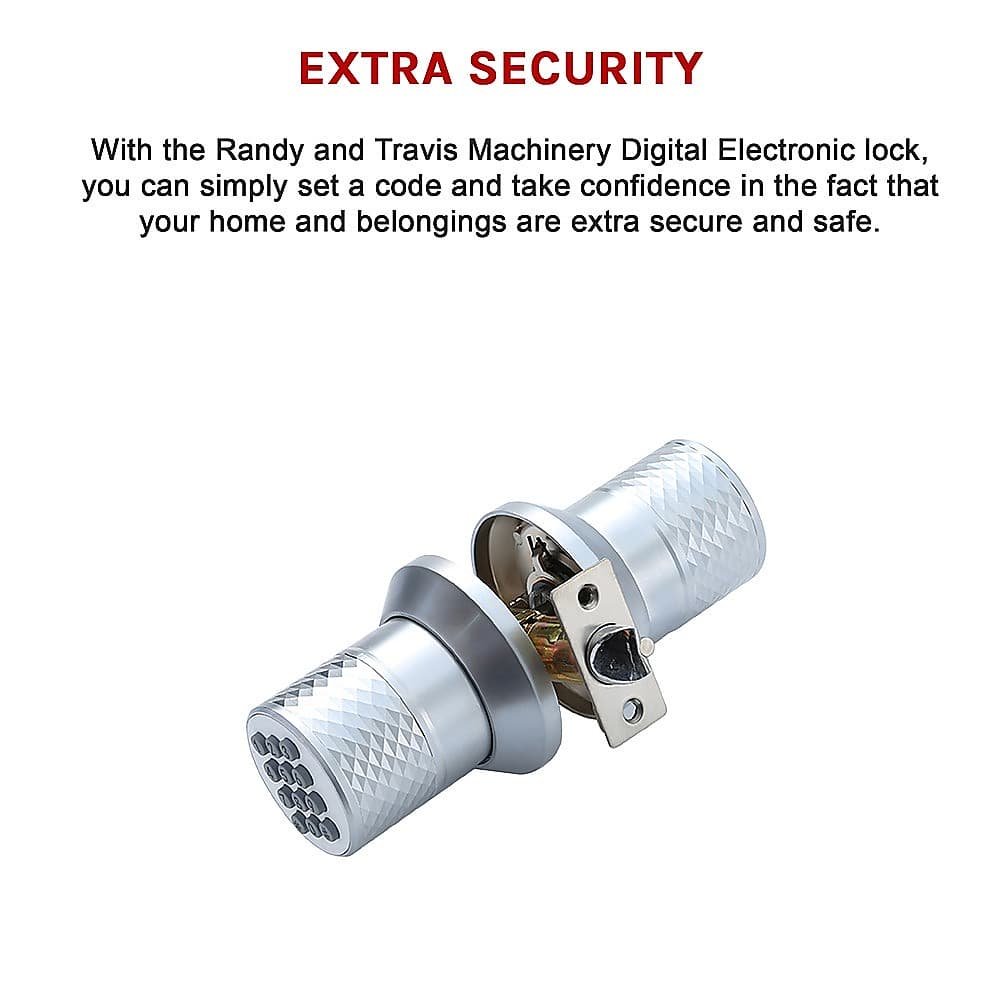 Digital Electronic Code Door Lock Keyless Entry Keypad Programmable Lock Knob - V63-837851 Digital Electronic Code Door Lock Keyless Entry Keypad Programmable Lock Knob - Image 11
