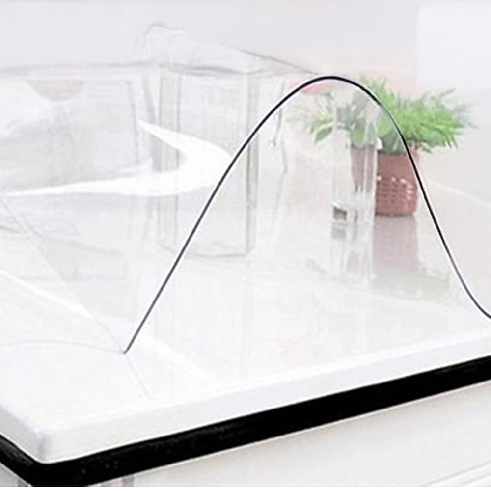PVC Tablecloth Protector Table Cover Dining Table Cloth Plastic 2134x1070mm 1.5mm - V63-838801 PVC Tablecloth Protector Table Cover Dining Table Cloth Plastic 2134x1070mm 1.5mm - Image 4
