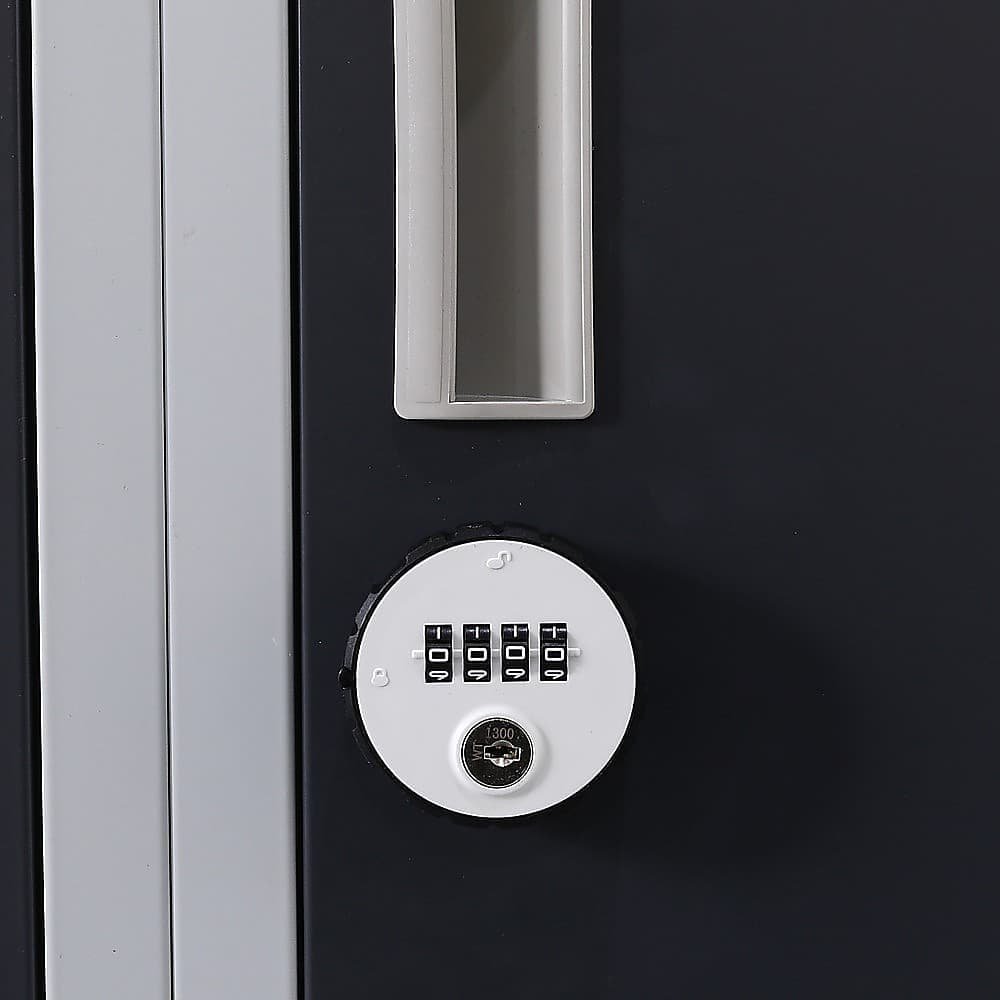 12-Door Locker for Office Gym Shed School Home Storage - 4-Digit Combination Lock - V63-839041 12-Door Locker for Office Gym Shed School Home Storage - 4-Digit Combination Lock - Image 7