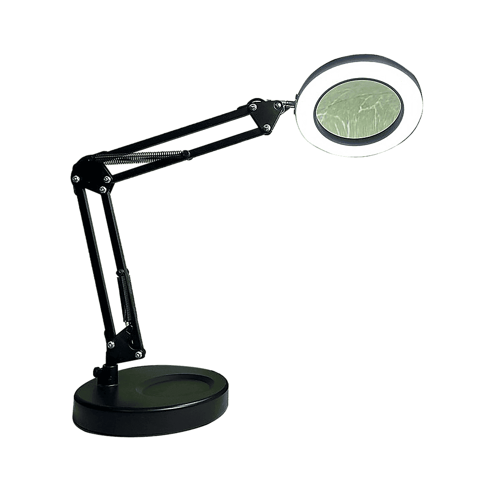 10X Magnifying Glass Desk Light Magnifier LED Lamp Reading Lamp With Base - V63-840421 10X Magnifying Glass Desk Light Magnifier LED Lamp Reading Lamp With Base - Image 5