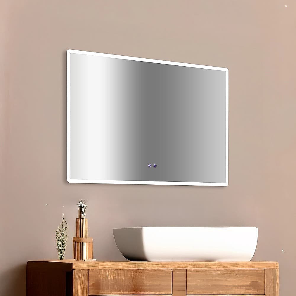 Rectangular Mirror LED Anti-Fog Illuminated Bathroom Living Room - 120x80cm - V63-840621 Rectangular Mirror LED Anti-Fog Illuminated Bathroom Living Room - 120x80cm - Image 6