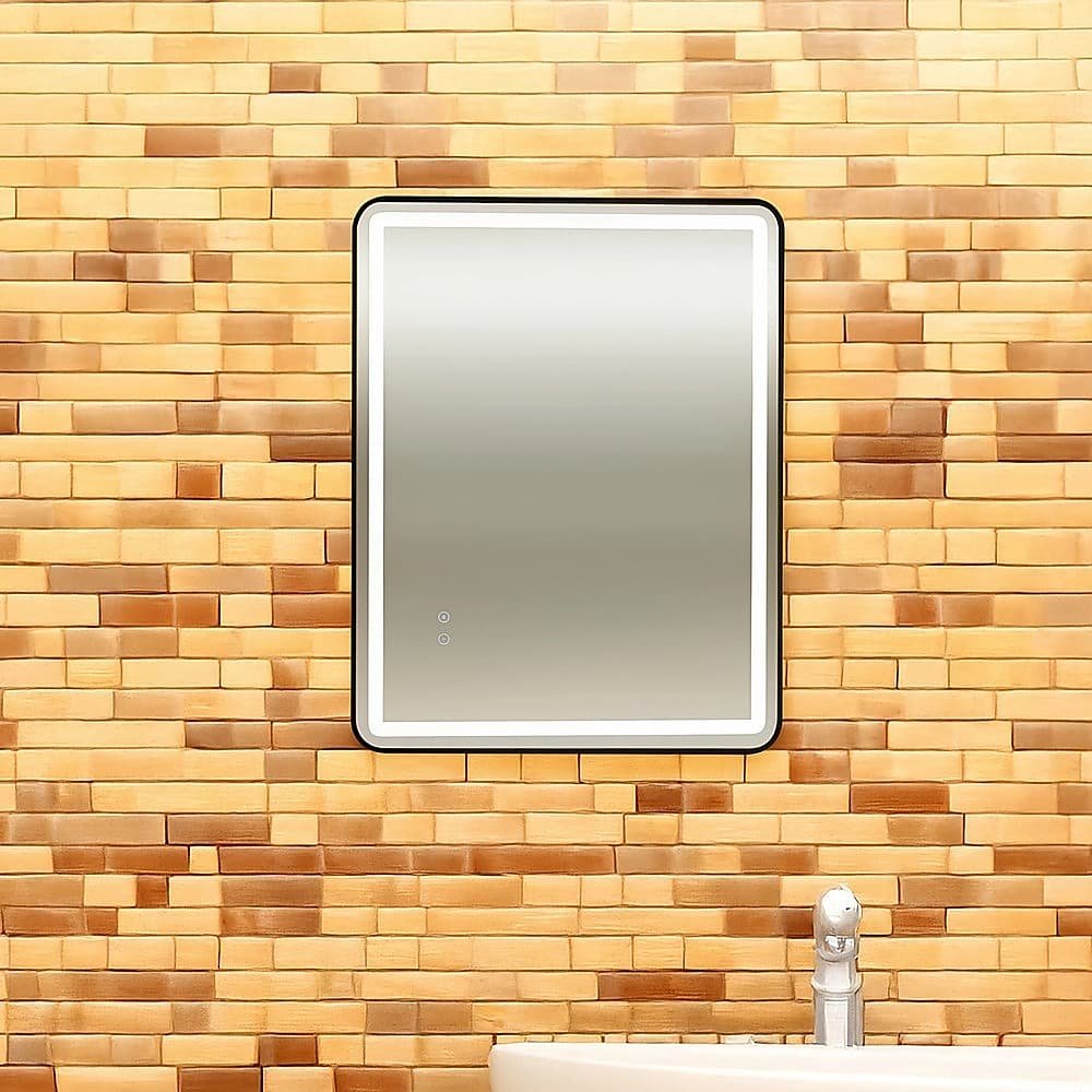 Rectangular Mirror LED Anti-Fog Illuminated Bathroom Living Room - 90x70cm - V63-840631 Rectangular Mirror LED Anti-Fog Illuminated Bathroom Living Room - 90x70cm - Image 6