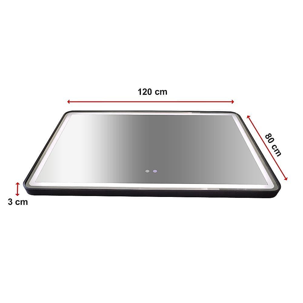 Rectangular Mirror LED Anti-Fog Illuminated Bathroom Living Room - V63-840661 Rectangular Mirror LED Anti-Fog Illuminated Bathroom Living Room - Image 12