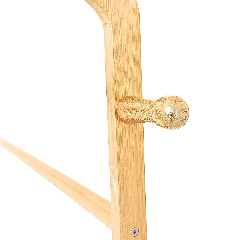 Wood 160x100cm Clothes Rack Slim Stylish Space Saving - V63-840831 V63 840831 219281 08