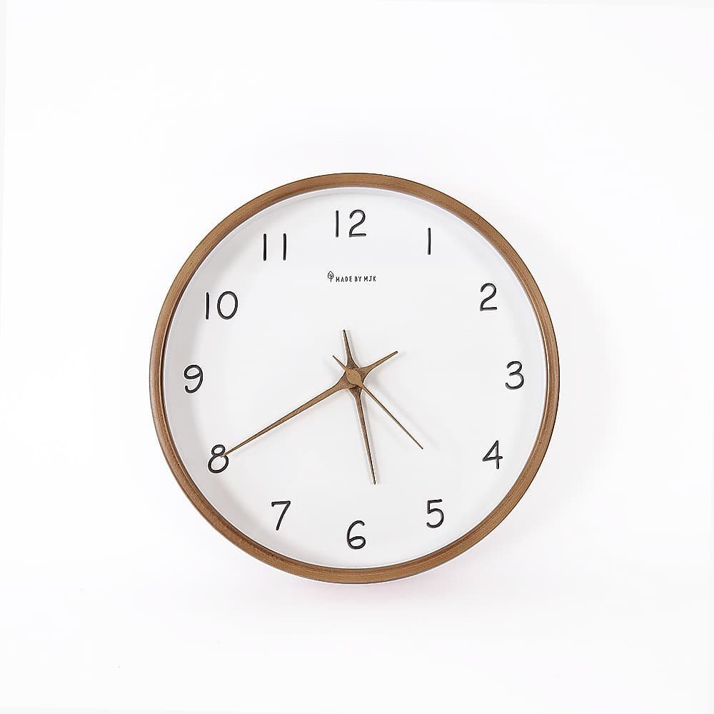 10" Clock Wooden Modern Wall Art - V63-842481 10" Clock Wooden Modern Wall Art
