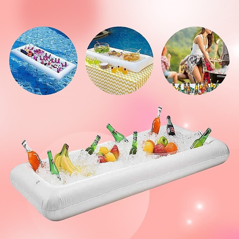 Inflatable Drinks Holder Floating Ice Bar Pool Party - V63-920941 V63 920941 201719 09