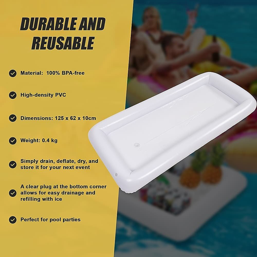 Inflatable Drinks Holder Floating Ice Bar Pool Party - V63-920941 V63 920941 201719 10