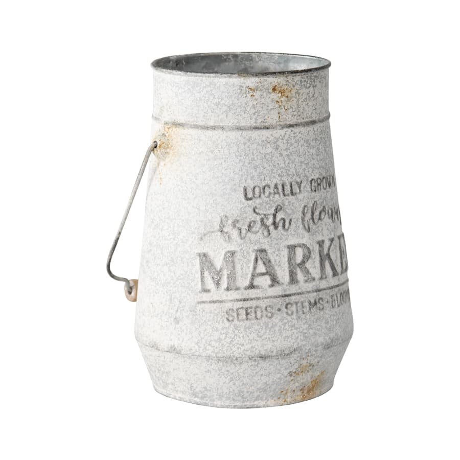 Distressed Flower Market Planter w Handle 26cm - V637-11041PLN V637 11041PLN 202508251445 03
