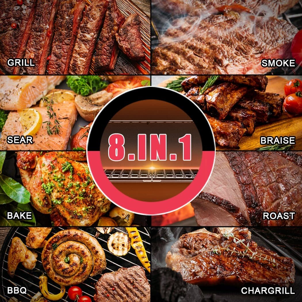 Asmoke AS500N-2 WOOD PELLET GRILL SILVER - V642-ASMOKE-AS500N-2-WOOD-PELLET-GRILL-SILVER V642 ASMOKE AS500N 2 WOOD PELLET GRILL SILVER 167808 04