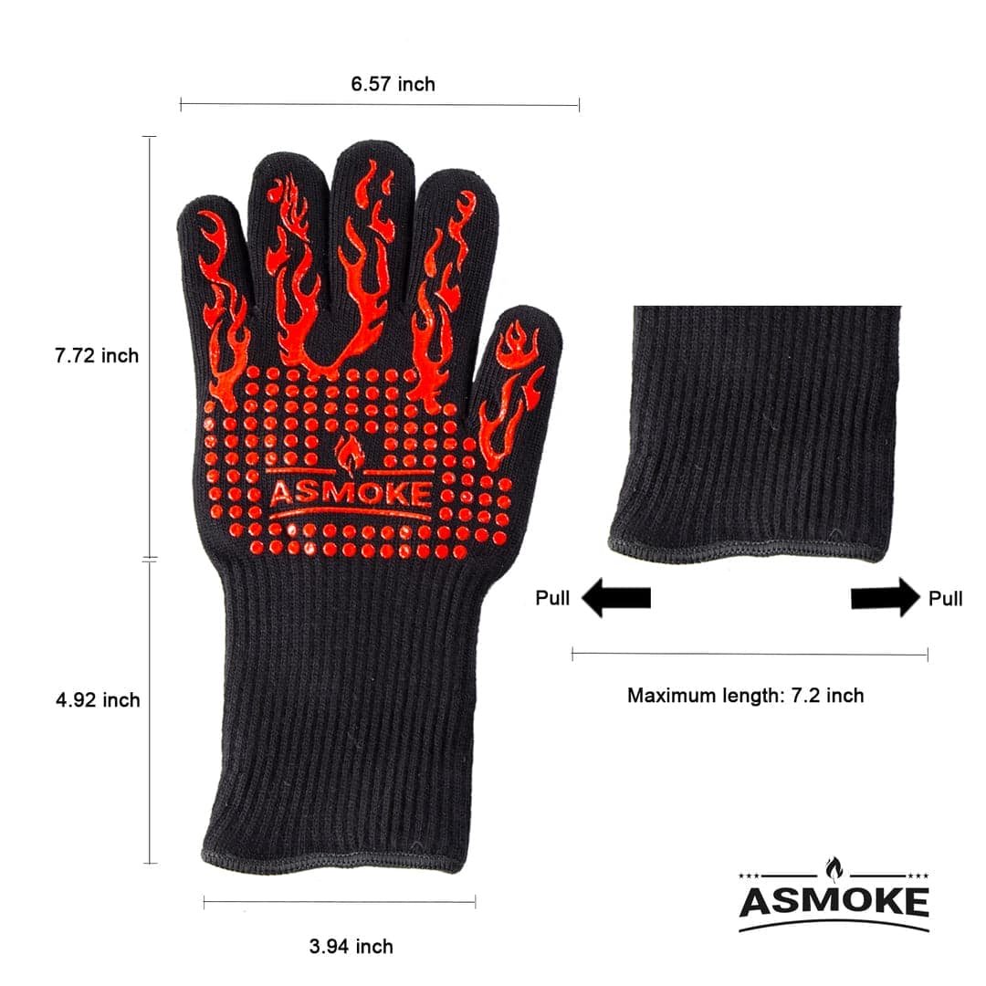 ASMOKE BBQ GLOVES - V642-ASMOKE-BBQ-GLOVES V642 ASMOKE BBQ GLOVES 167816 01