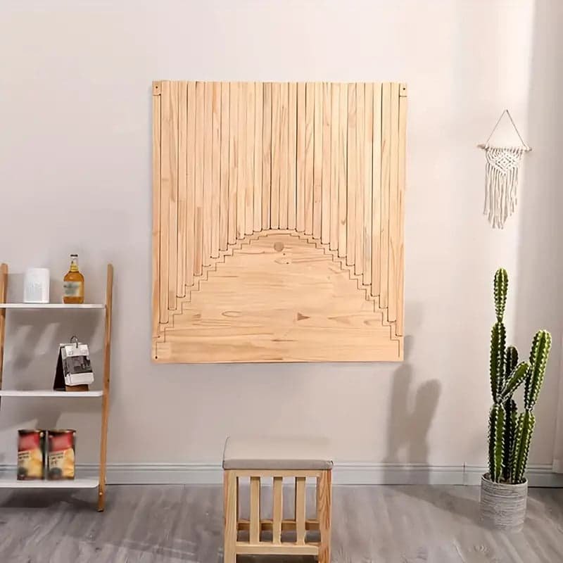 NNETM Wooden Folding Table with Creative Hanging Design - V728-EV99469 V728 EV99469 190422 08