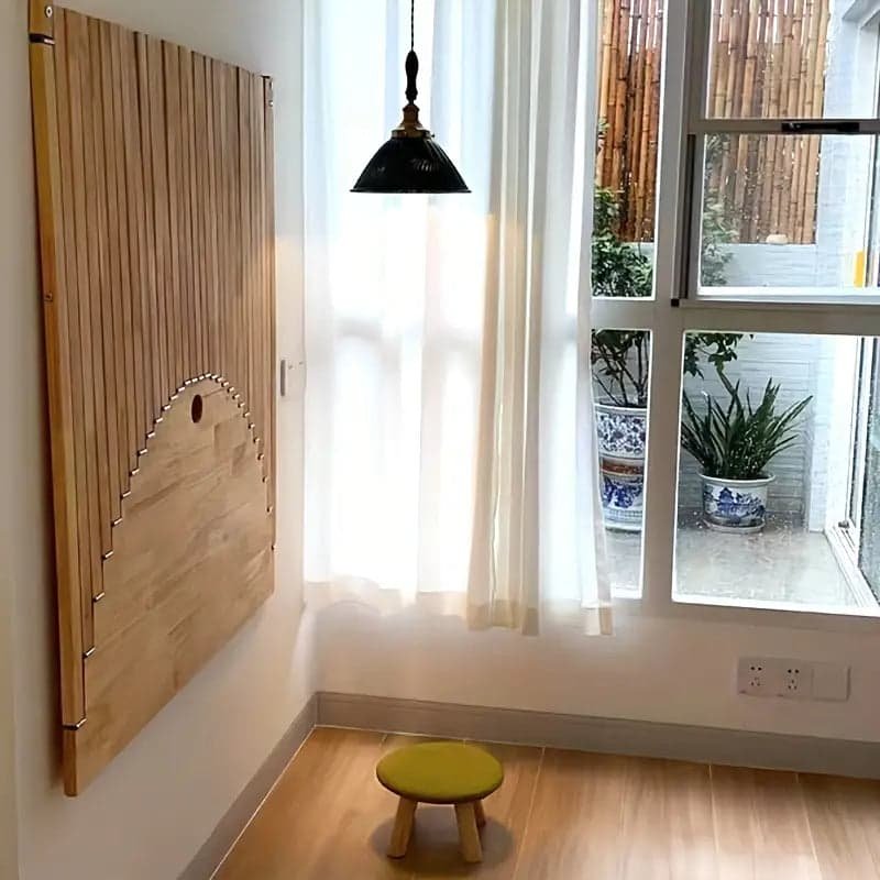 NNETM Wooden Folding Table with Creative Hanging Design - V728-EV99469 V728 EV99469 190422 10