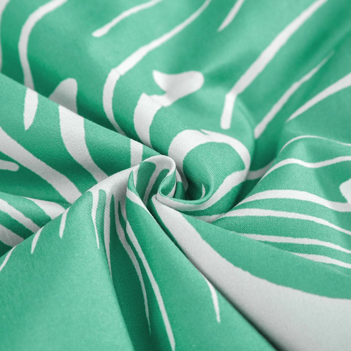 Floral Comforter Set, King Size, Green Floral 3-Piece Bedding, Lightweight Microfiber - V745-MAB010684AJ3 V745 MAB010684AJ3 191325 05