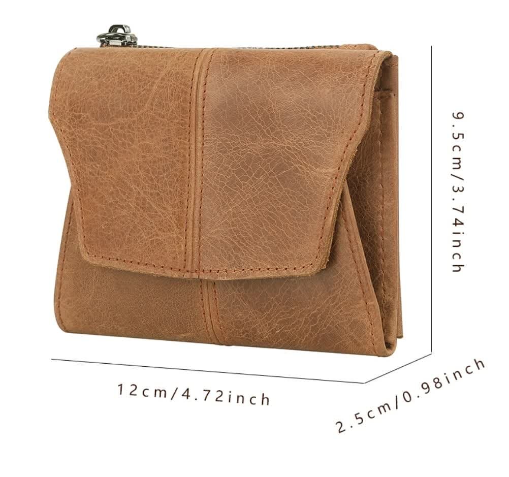 Light Brown Genuine Leather Women's Wallet - Multifunctional Coin & Card Holder, Fashionable Card Box in Top-Grade Cowhide - V888-Elosung13285 V888 ELOSUNG13285 211074 04