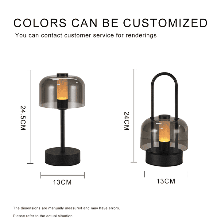 White Portable Rechargeable LED Lantern -Touch Control, Adjustable Brightness, USB Charging - V888-Elosung13985 V888 ELOSUNG13985 214096 03