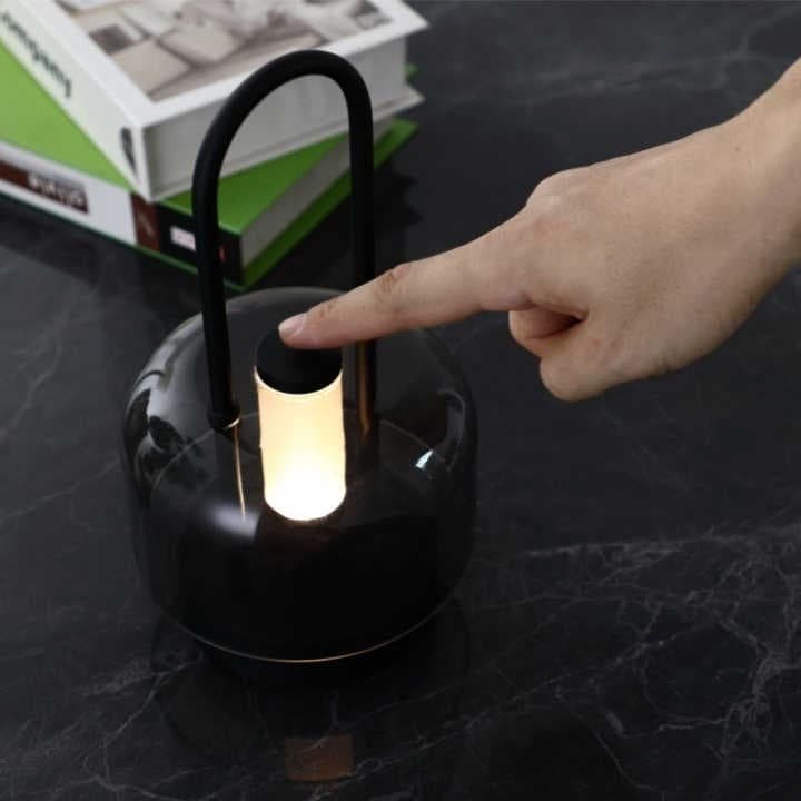 White Portable Rechargeable LED Lantern -Touch Control, Adjustable Brightness, USB Charging - V888-Elosung13985 V888 ELOSUNG13985 214096 04