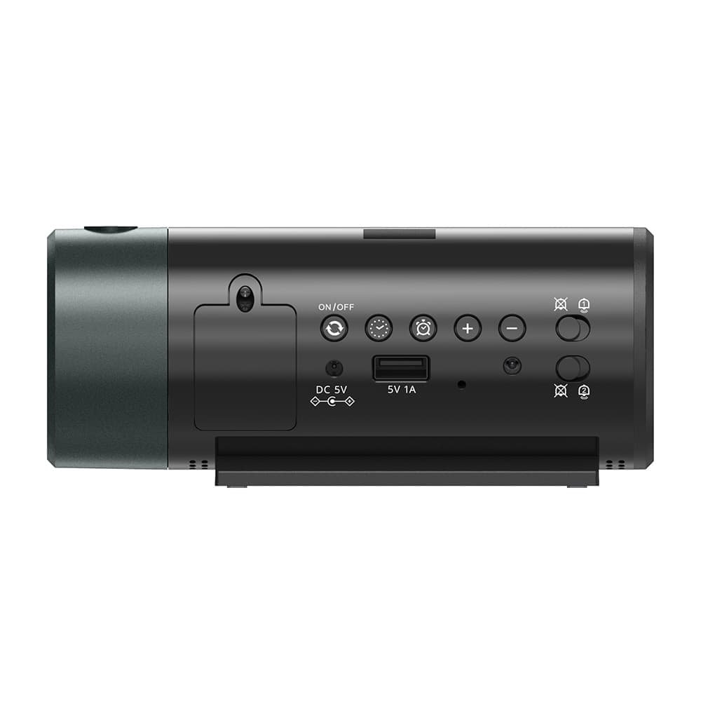 Projection Alarm Clock with LED Display - Dual Alarms and USB Charging - V888-Elosung15689 V888 ELOSUNG15689 215061 03