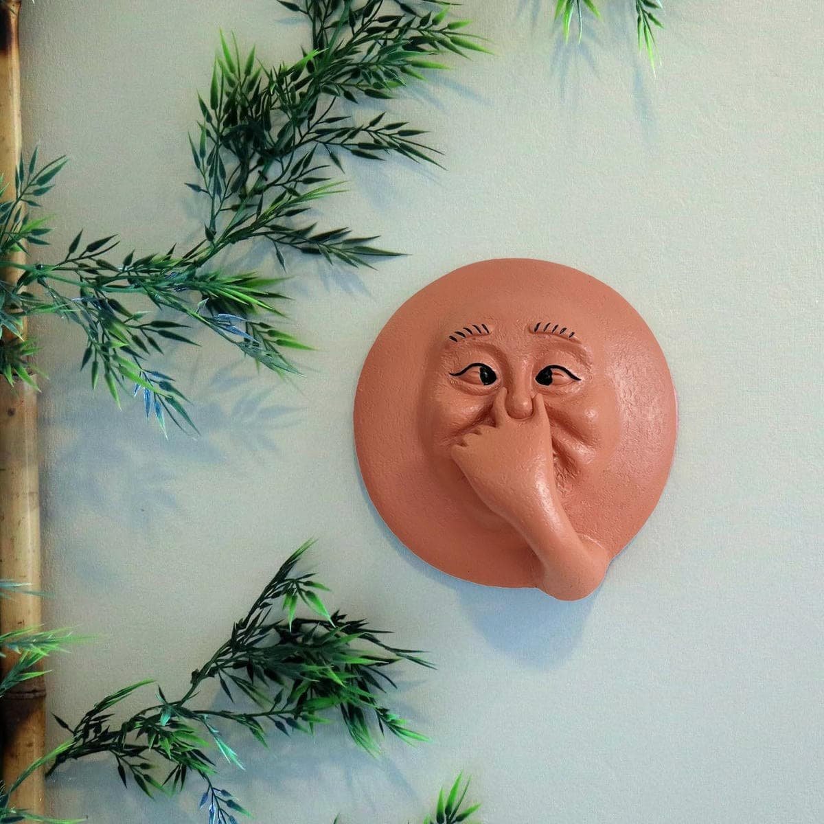 Funny Hand-Face Clay Wall Decor - Resin Humorous Statue for Home & Bathroom - V888-ELOSUNG20788 V888 ELOSUNG20788 202503041406 03
