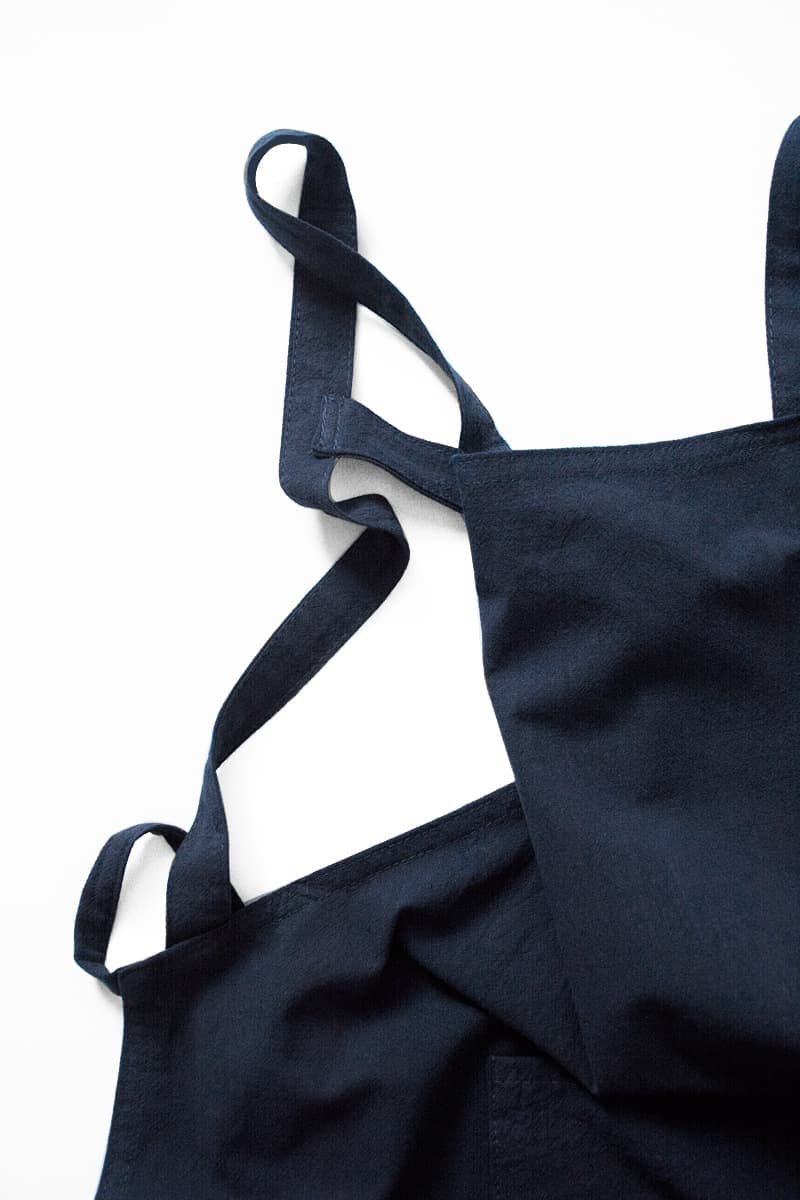Green Cotton Linen H-Back Apron - Solid Color Kitchen Cooking Apron with Pocket - V888-Elosung21362 V888 ELOSUNG21362 202502261745 05