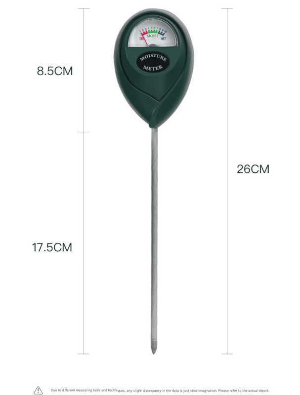 2 Pcs White Soil Moisture Meter - Accurate Plant Water Monitor for Garden & Potted Plants, No Batteries Needed - V888-Elosung27871 V888 ELOSUNG27871 202505231205 04